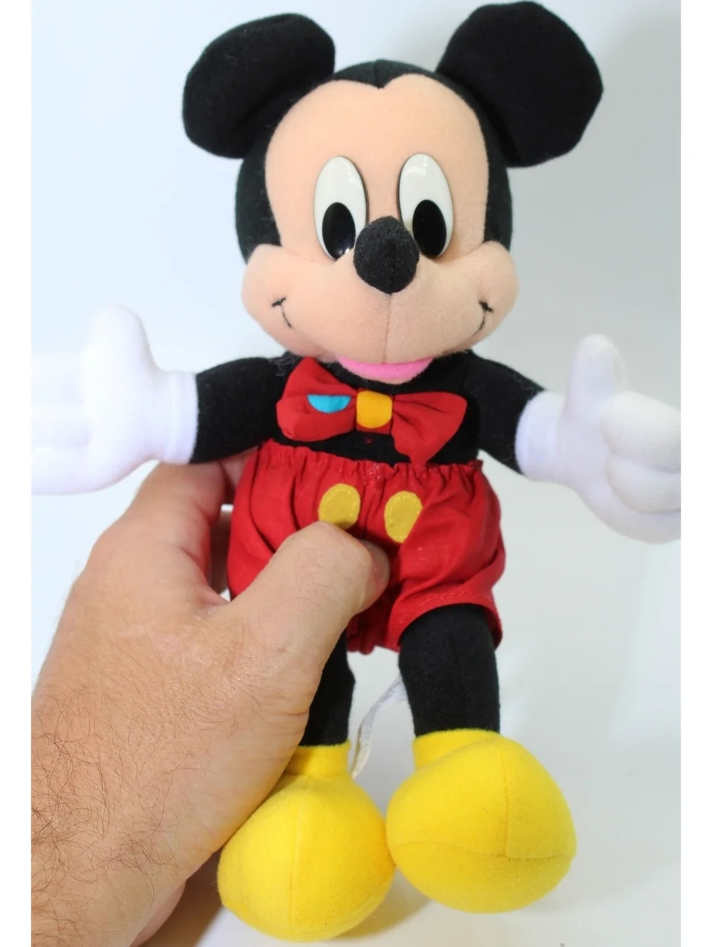 Vintage Walt Disney Collectible Mickey & Minnie Mouse Polka Plush Mattel Lot 2